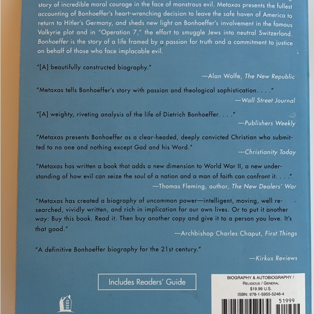 Bonhoeffer: pastor, martyr, profit, spy - softcover book - Picture 2 of 2